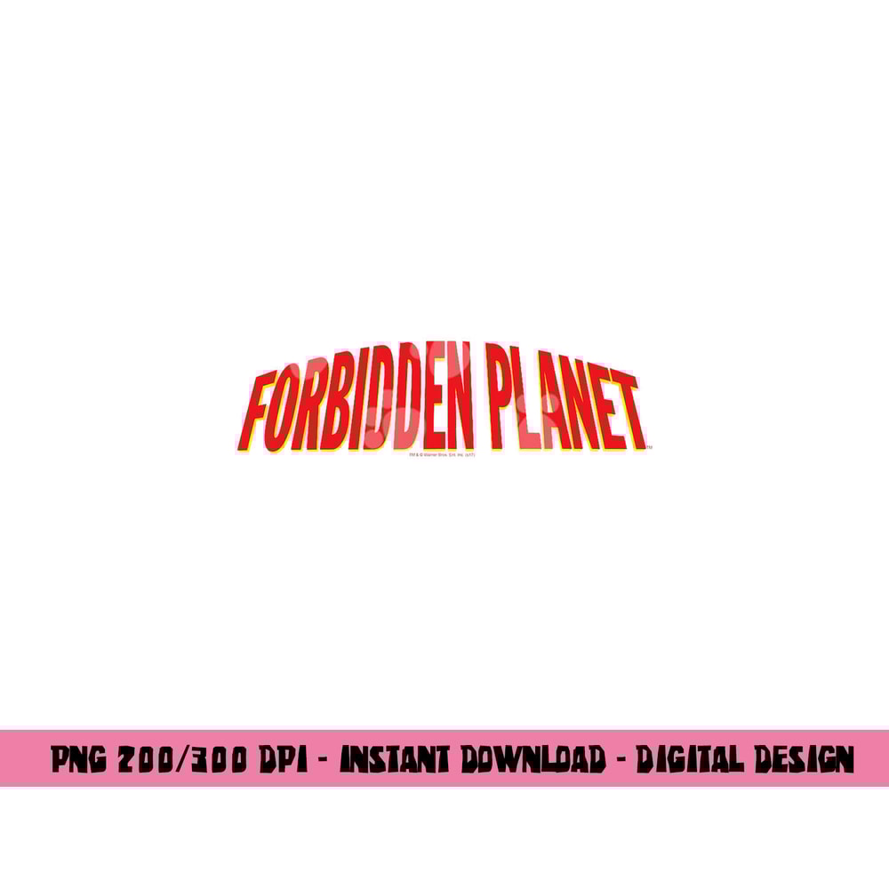 Forbidden Planet Logo png, sublimation .jpg