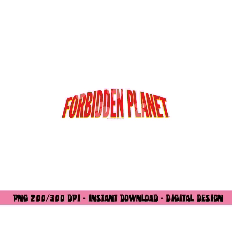 Forbidden Planet Logo png, sublimation .jpg