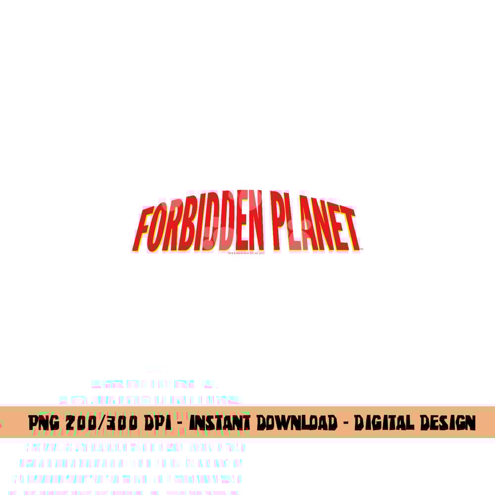 Forbidden Planet Logo png, sublimation .jpg
