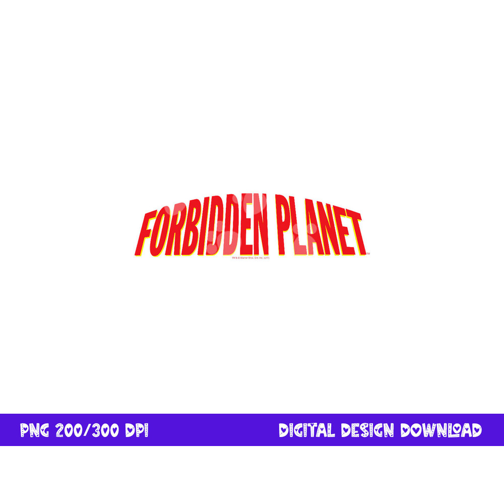 Forbidden Planet Logo png, sublimation .jpg