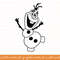 Disney Frozen Olaf Simple Outline Portrait png, sublimate, digital download.jpg