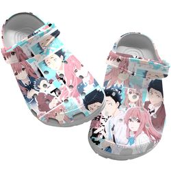 a silent voice crocs, a silent voice clog shoes unisex, manga clog shoes, anime sandals, manga crocs, anime crocs