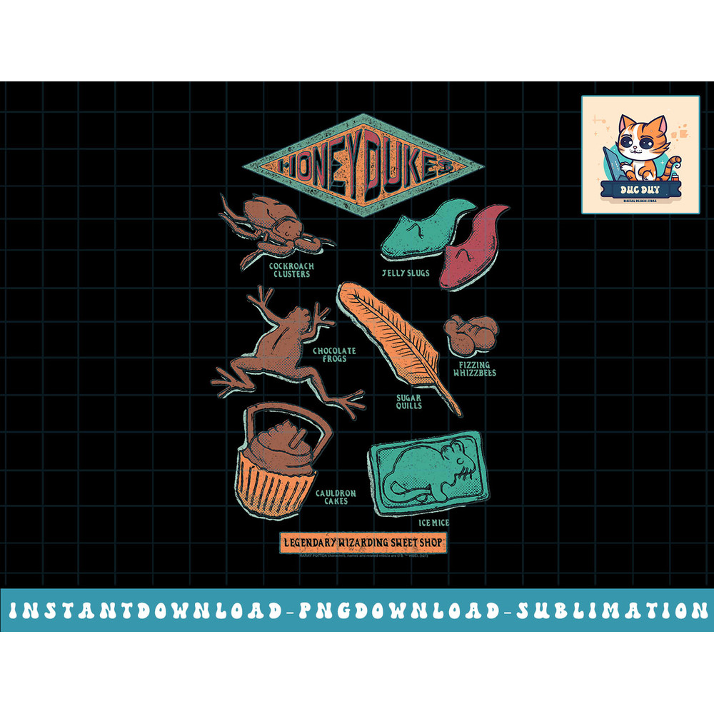 Harry Potter Hogsmeade Candy Collage png, sublimate, digital download.jpg