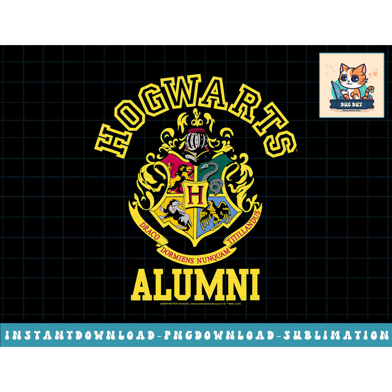Harry Potter Hogwarts Alumni Crest png, sublimate, digital download.jpg