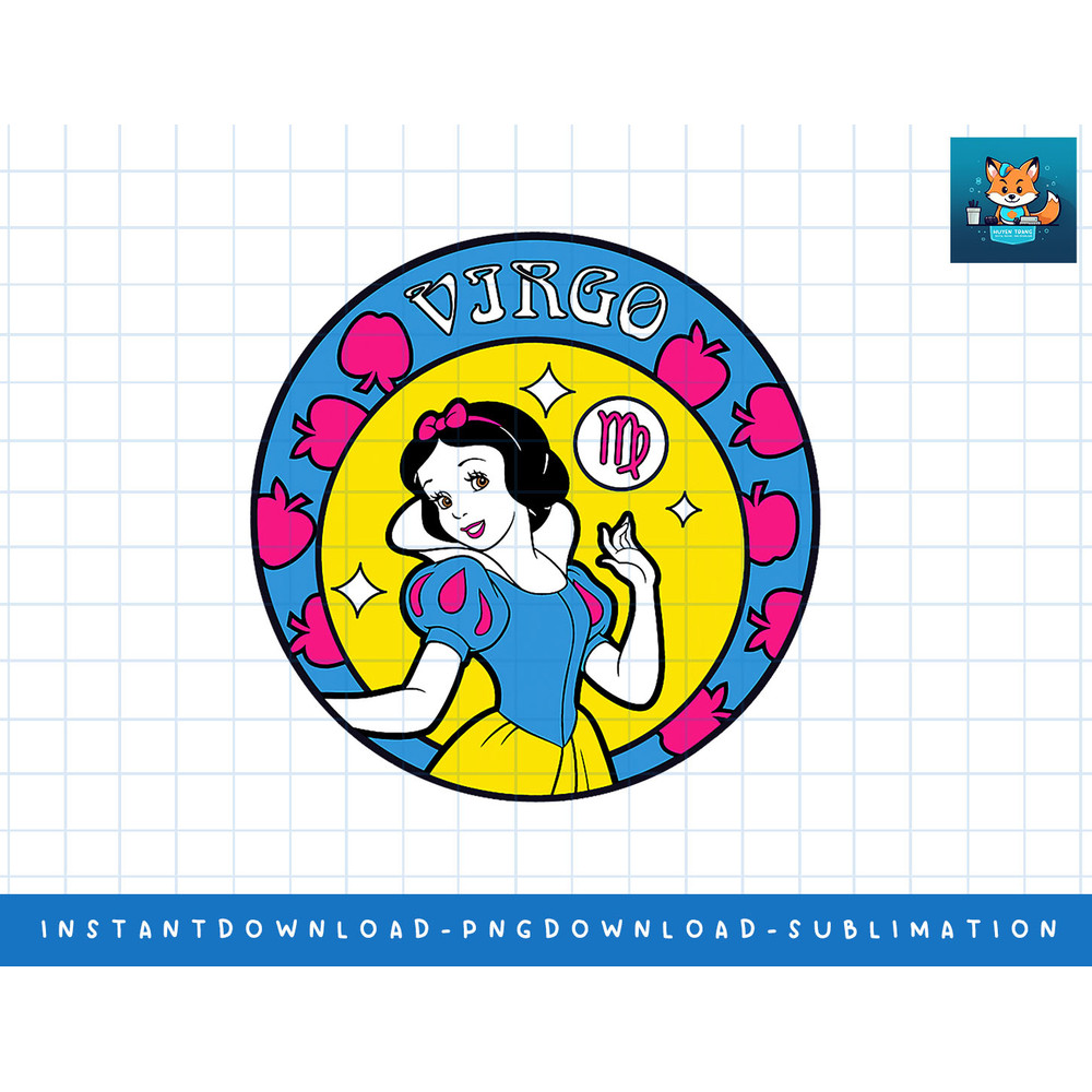 Disney Princess Snow White Virgo Zodiac png, sublimate, digital print.jpg