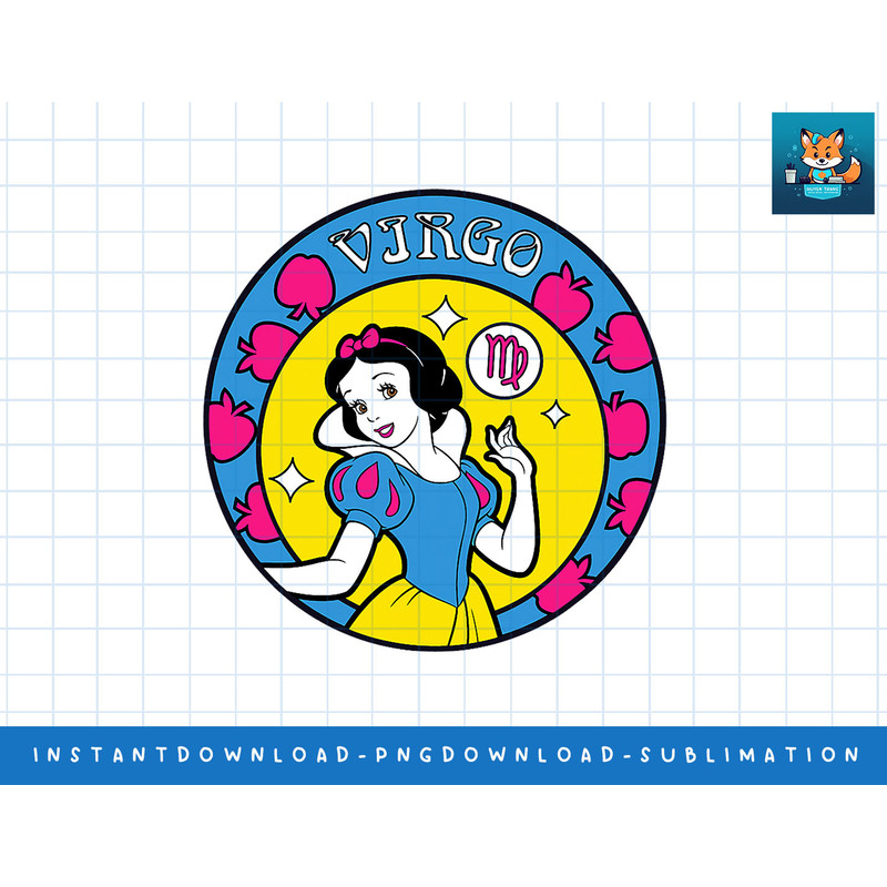 Disney Princess Snow White Virgo Zodiac png, sublimate, digital print.jpg