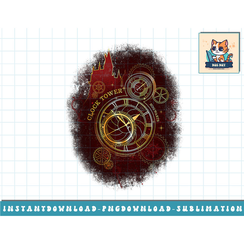 Harry Potter Hogwarts Clock Tower png, sublimate, digital download.jpg
