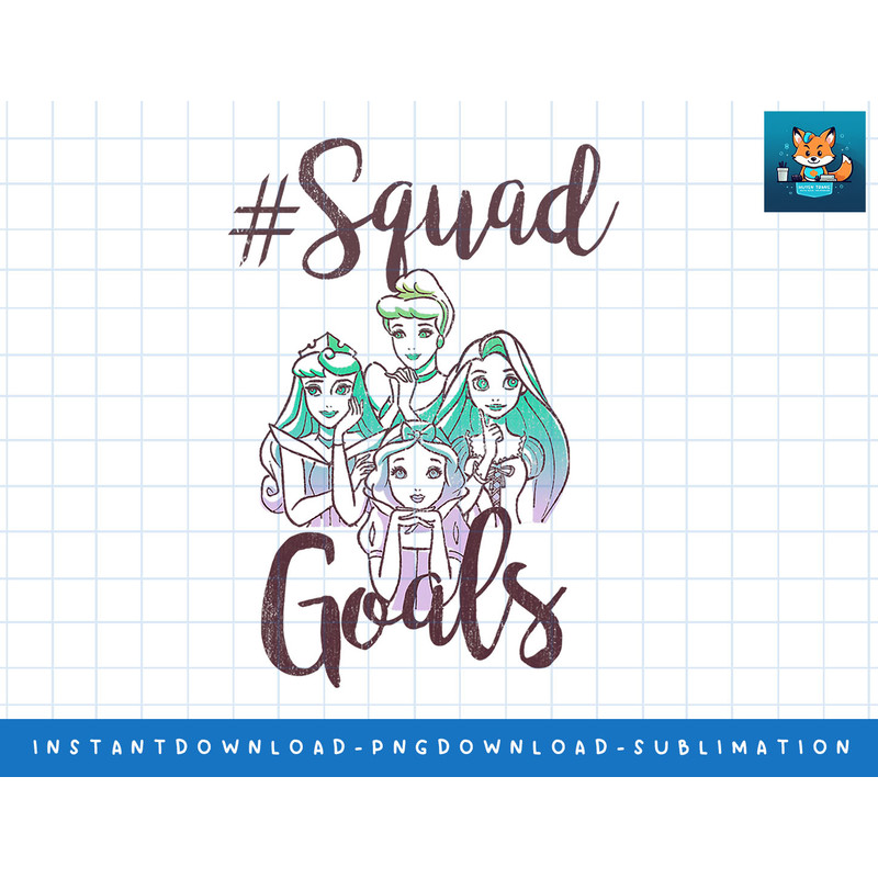 Disney Princess Squad Goals Color Fade Fill Group Shot png, sublimate, digital print.jpg