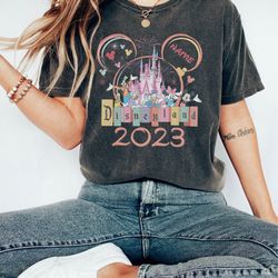 Disney Comfort Colors Shirt, Personalized Disney