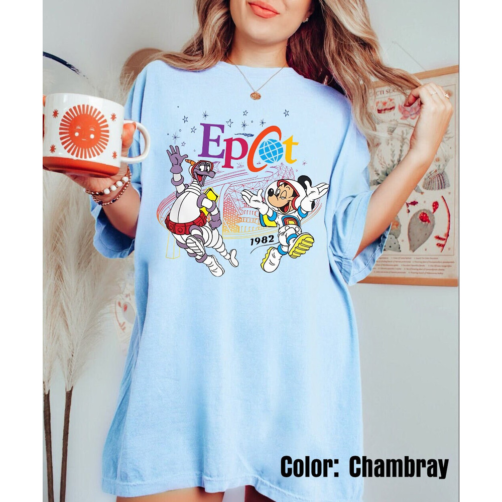 Disney Epcot Center 1982 Shirt, Mickey And Friends Shirt, Disney Family Trip, Disneyworld Shirts, Disney Vacation 2023 Tee, Disneyland Shirt - 3.jpg