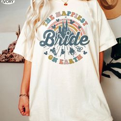 Disney Happiest Bride On Earth Shirt, Theme Park