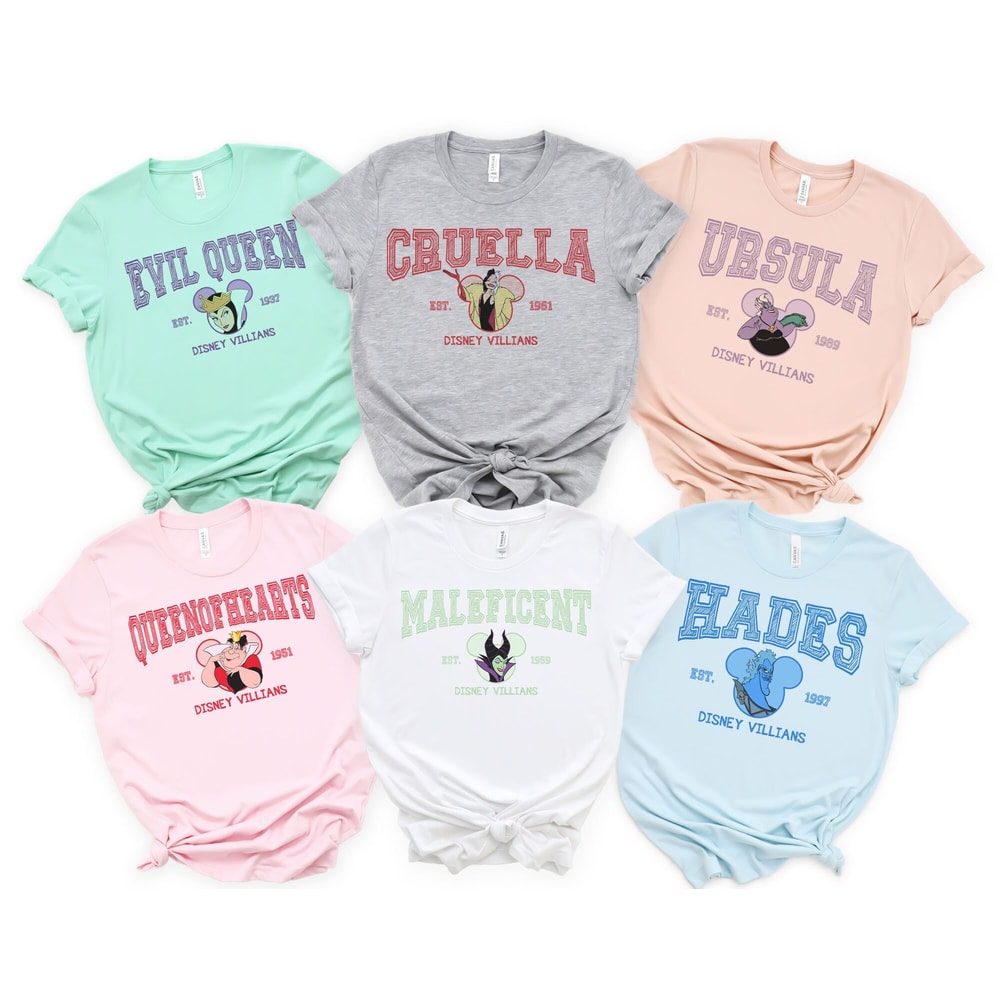 Disney Villain, Maleficent Evil Queen Shirt, Family 2023 Shirt, Disney Vacation 2023, Family Matching Shirt, Family Trip, Disney World Shirt - 1.jpg