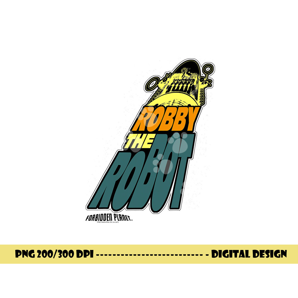 Forbidden Planet Robby the Robot png, sublimation .jpg