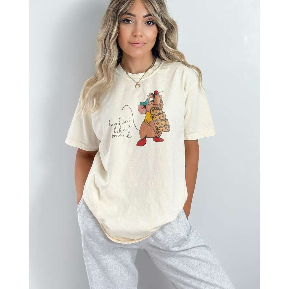 Lookin' Like A Snack Gus-Gus Shirt, Disney Cindrella Shirt, Disney Snacks, Disneyland Trip Shirt, Disney Family Shirt, Disneyland, Cindrella - 1.jpg