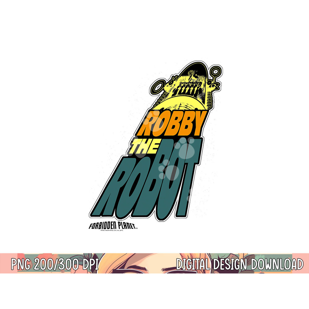 Forbidden Planet Robby the Robot png, sublimation .jpg
