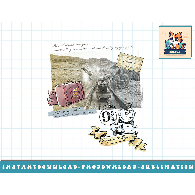 Harry Potter Hogwarts Express Flying Ford Anglia png, sublimate, digital download.jpg