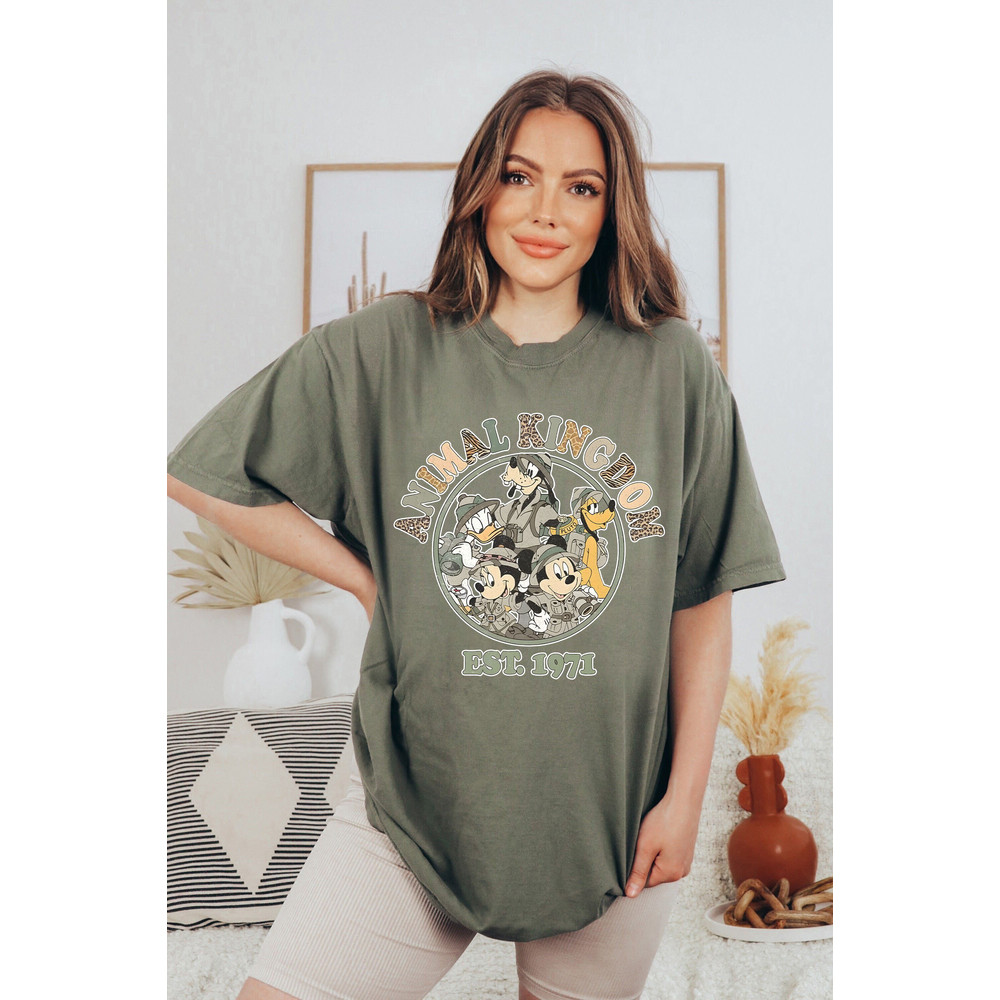 Retro Animal Kingdom Shirt, Disney Animal Kingdom Mickey and Friends Comfort Colors, Disney Wild, Mickey Safari Shirt, Disney Safari Trip - 3.jpg