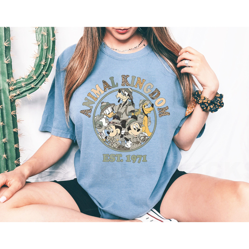 Retro Animal Kingdom Shirt, Disney Animal Kingdom Mickey and Friends Comfort Colors, Disney Wild, Mickey Safari Shirt, Disney Safari Trip - 4.jpg