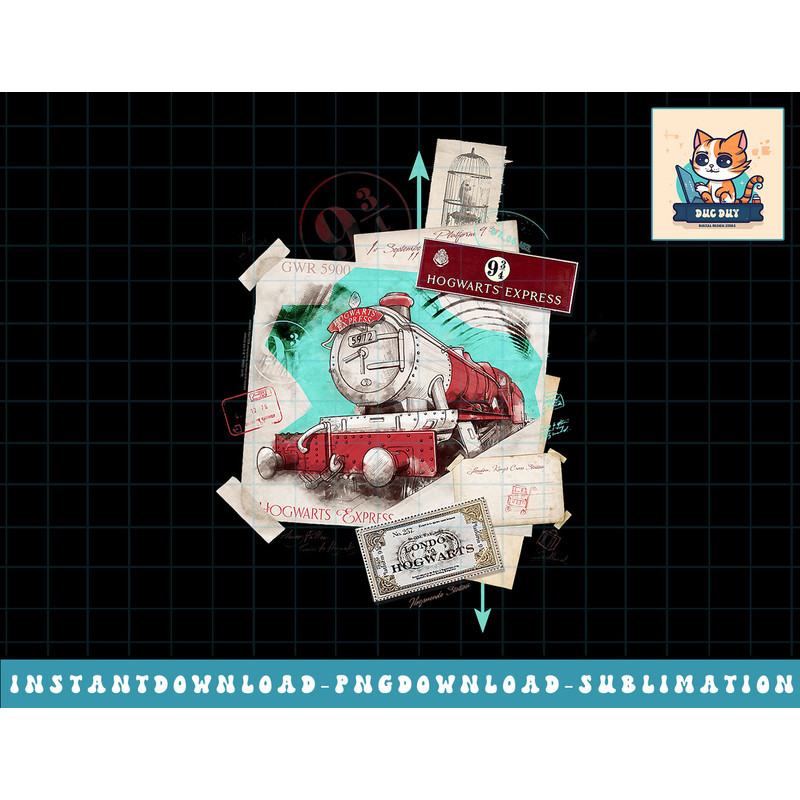 Harry Potter Hogwarts Express Location png, sublimate, digital download.jpg