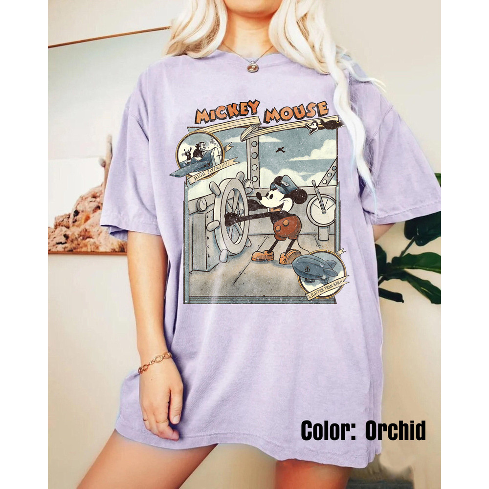 Retro Mickey Mouse Steamboat Willie Shirt, Retro Classic Mouse Shirt, Walt Disney World Shirt, Vintage Mickey Shirt, Disneyland Shirt - 3.jpg