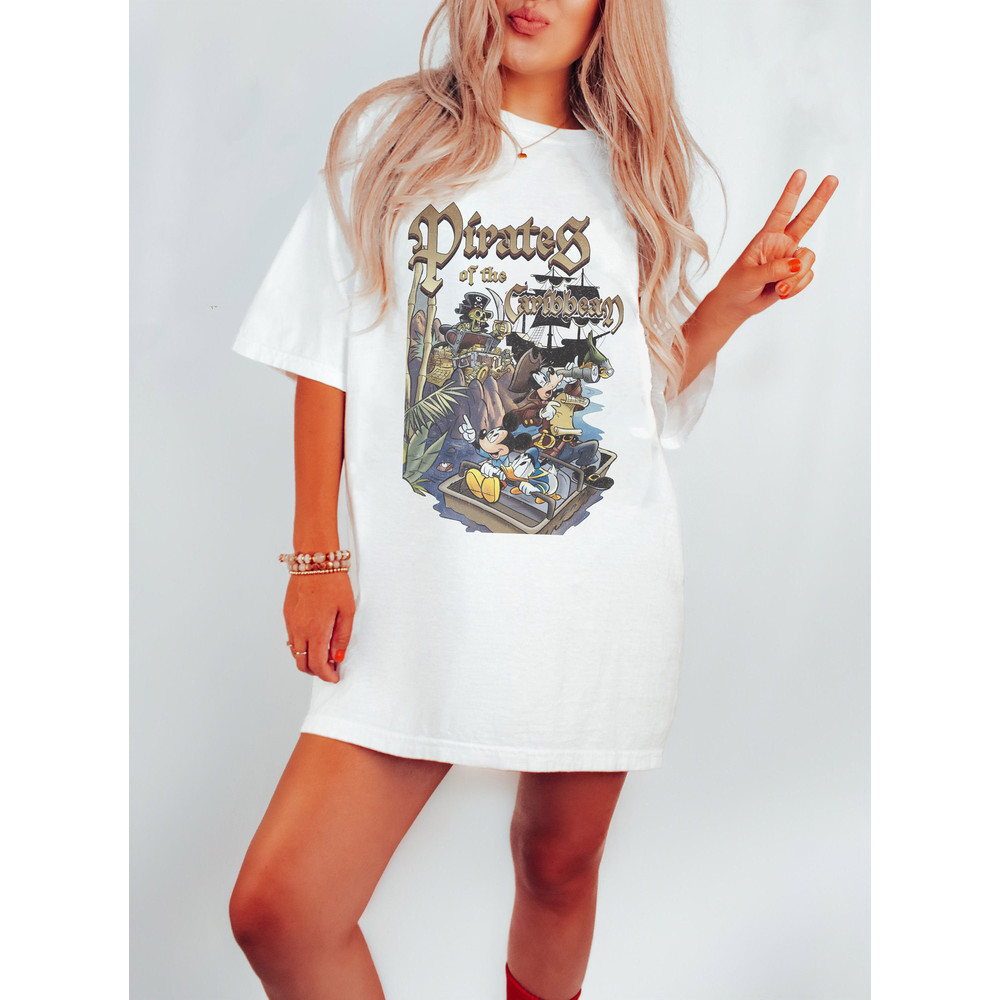 Retro Pirated of the Caribbean Mickey and Friends Shirt, Disney Comfort Colors Shirt, Mickey Caribbean Shirt, Disneyland Shirt, Disneyworld - 6.jpg