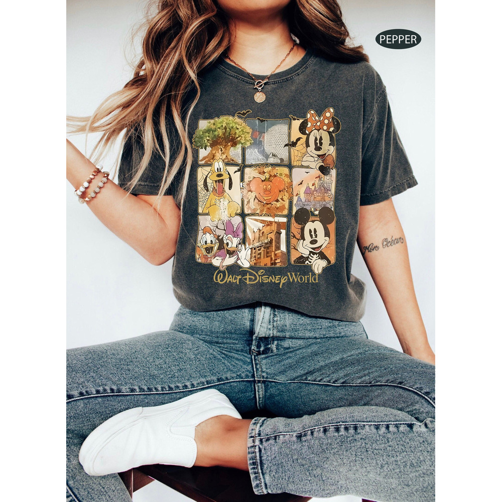 Retro Walt Disney World Halloween Comfort Colors Shirt, Disneyworld Halloween Shirt, Mickey Friends Shirt, Disneyland Shirt, Disney Trip Tee - 1.jpg