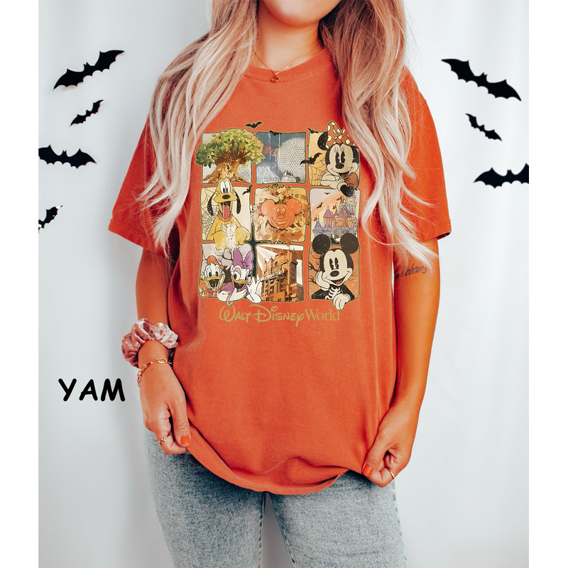 Retro Walt Disney World Halloween Comfort Colors Shirt, Disneyworld Halloween Shirt, Mickey Friends Shirt, Disneyland Shirt, Disney Trip Tee - 3.jpg
