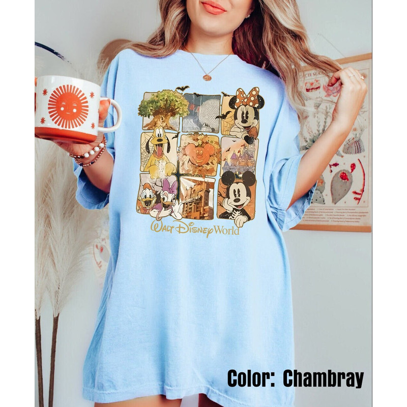 Retro Walt Disney World Halloween Comfort Colors Shirt, Disneyworld Halloween Shirt, Mickey Friends Shirt, Disneyland Shirt, Disney Trip Tee - 5.jpg