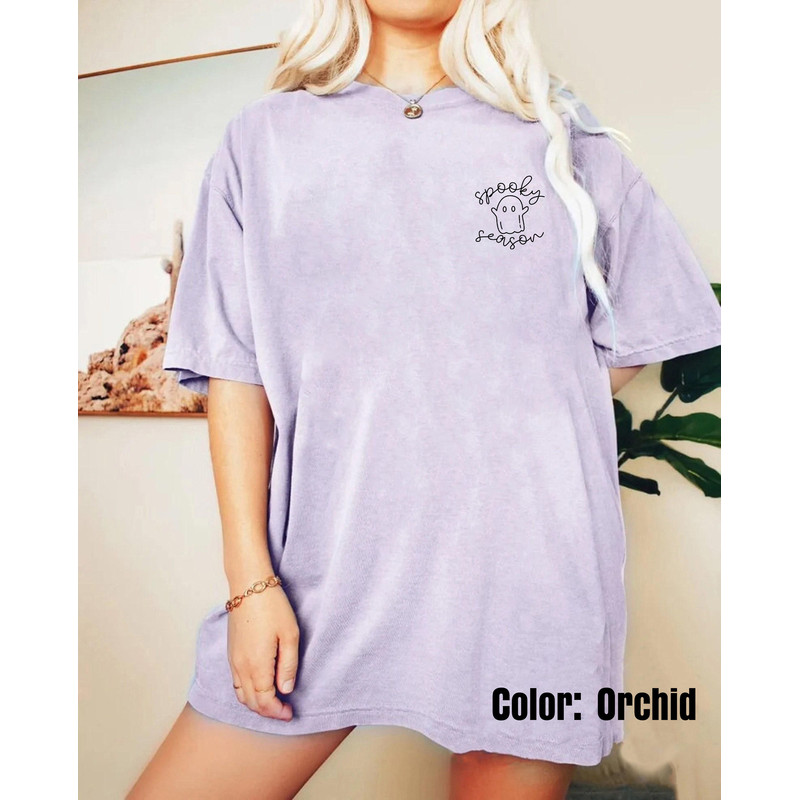 Spooky Season Comfort Colors Shirt, Fall Shirt, Spooky Season Halloween Shirt, Halloween Shirt, Halloween Vibes, Halloween Funny Gift Tee - 3.jpg