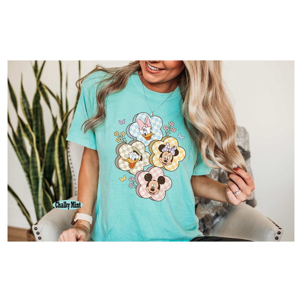 Spring Mouse Friends Comfort Colors Shirt, Mickey Mouse Shirt, Mickey Minnie Donal Daisy Shirts, Disney Matching Tee, Disney Trip Shirt - 4.jpg