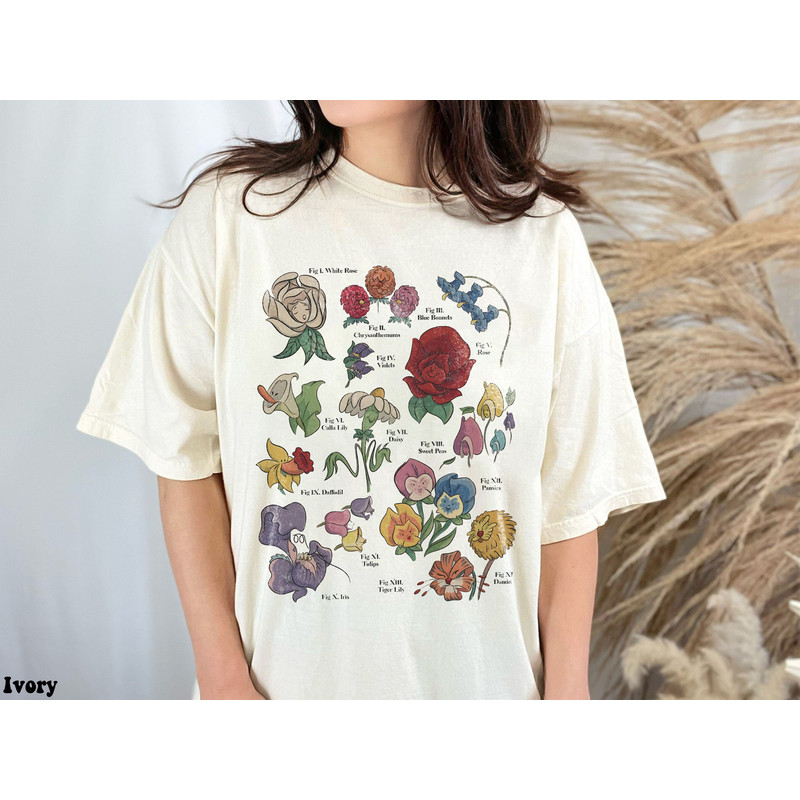 Vintage Alice in Wonderland Shirt, Wonderland Seed Goldentime Shirt, Wildflower Shirt, The Flower Shirt, Disney Flower Shirt, Singing Flower - 1.jpg