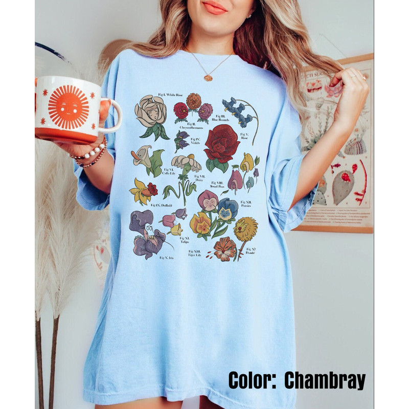 Vintage Alice in Wonderland Shirt, Wonderland Seed Goldentime Shirt, Wildflower Shirt, The Flower Shirt, Disney Flower Shirt, Singing Flower - 4.jpg