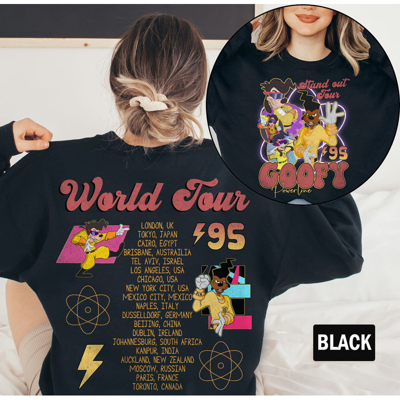 Vintage Disney Powerline Sweatshirt, Disney 90s A Goofy Movie Powerline Stand Out Tour 95 Shirt, Magic Kingdom, Disneyland Family Trip Shirt - 3.jpg