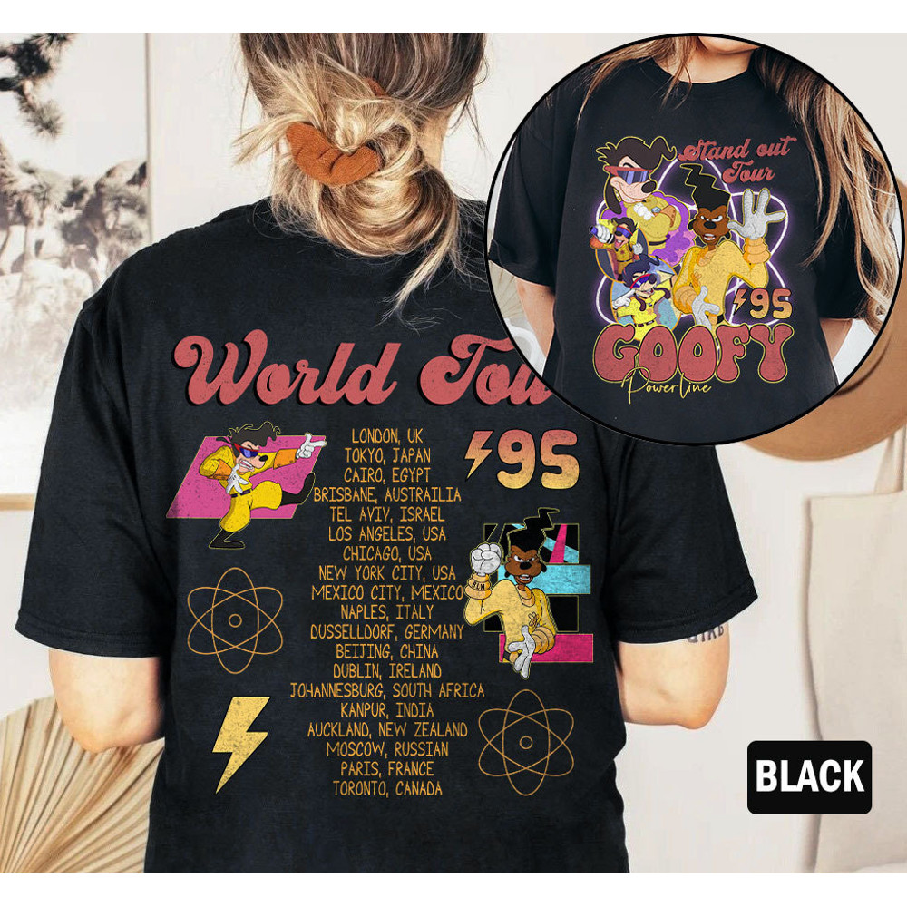 Vintage Disney Powerline Sweatshirt, Disney 90s A Goofy Movie Powerline Stand Out Tour 95 Shirt, Magic Kingdom, Disneyland Family Trip Shirt - 4.jpg