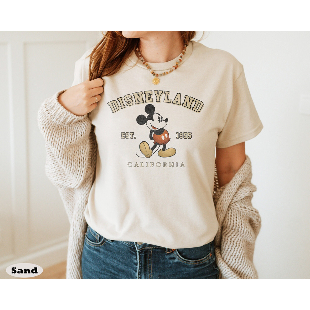 Vintage Disneyland Est 1955 Shirt, Retro Mickey Mouse Comfort Colors Shirt, Minnie Mouse Shirt, Disney Family Trip, Disney Vacation 2023 - 1.jpg