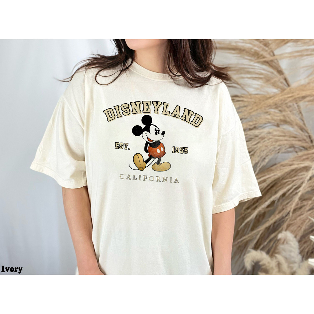Vintage Disneyland Est 1955 Shirt, Retro Mickey Mouse Comfort Colors Shirt, Minnie Mouse Shirt, Disney Family Trip, Disney Vacation 2023 - 3.jpg