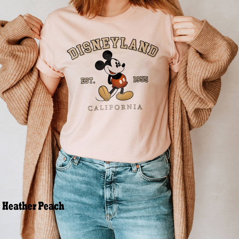 Vintage Disneyland Est 1955 Shirt, Retro Mickey Mouse Comfort Colors Shirt, Minnie Mouse Shirt, Disney Family Trip, Disney Vacation 2023 - 4.jpg