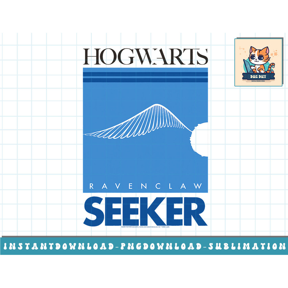 Harry Potter Hogwarts Ravenclaw Seeker png, sublimate, digital download.jpg