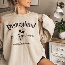 vintage mickey mouse sweatshirt, disneyland swea