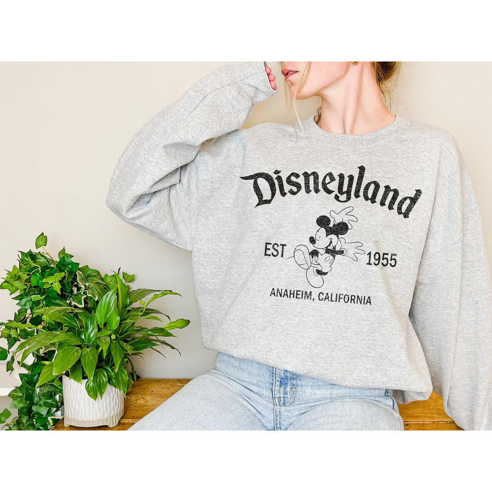 Vintage Mickey Mouse Sweatshirt, Disneyland Sweatshirt, Mickey And Friends Sweatshirt, Disney Hoodie, Minnie, Donal, Daisy, Pluto, Goofy - 3.jpg