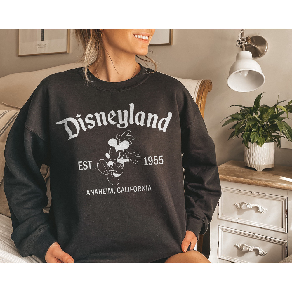 Vintage Mickey Mouse Sweatshirt, Disneyland Sweatshirt, Mickey And Friends Sweatshirt, Disney Hoodie, Minnie, Donal, Daisy, Pluto, Goofy - 5.jpg