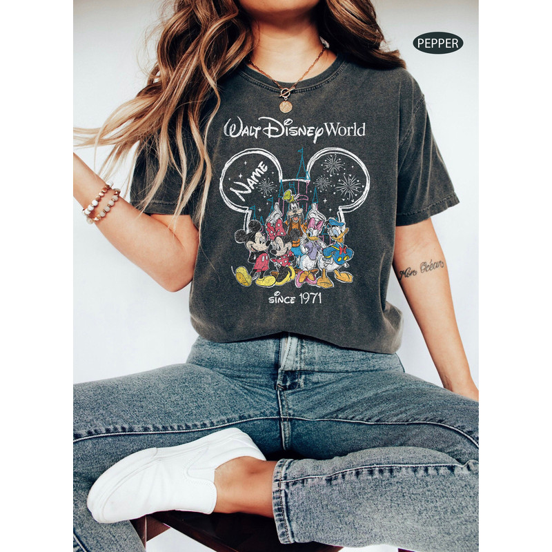 Vintage Walt Disney World Shirt, Custom Disneyworld Shirts, Retro Mickey and Friends Shirt, Disney Family Trip Shirt, Disney Vacation 2023 - 2.jpg