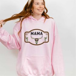 western mom and mini matching sweatshirt, happy mothers day sweatshirt, western mama hoodie, howdy cowgirl daughter, cut