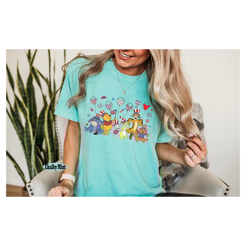Winnie The Pooh 4th Of July Shirt, Pooh Friends 4th Of July Shirt, Disney Fourth Of July Shirt, Independence Day 2023 Shirt, Memorial Day - 5.jpg