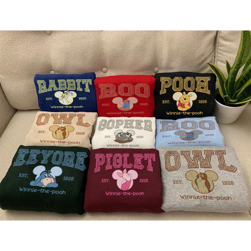 Winnie The Pooh Shirts, Disney Winnie The Pooh, Disneyland Shirts, Disney Group Shirts, Disney Vacation 2023, Eeyore, Tiger, Piglet Shirt - 1.jpg