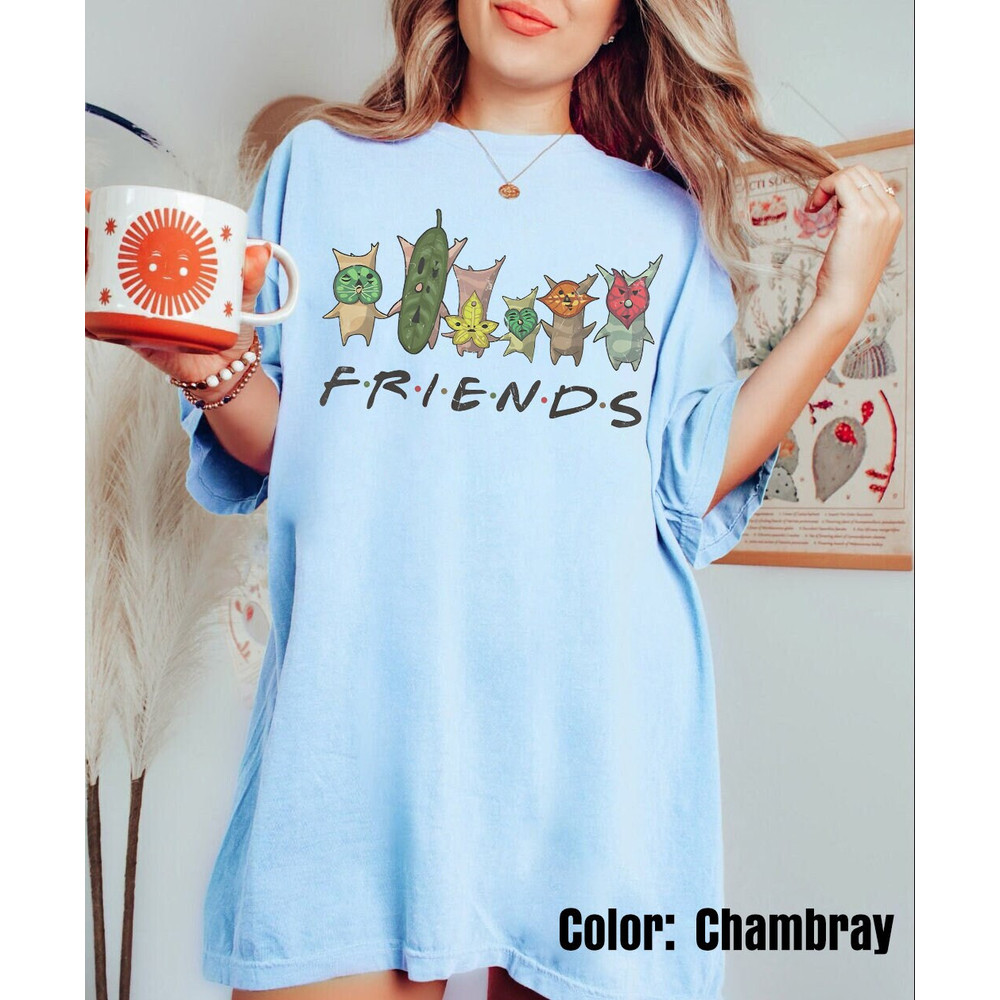 Zelda Korok Friends Shirt, Lineart Korok Comfort Colors Shirt, Tri Force Shirt, Hylian Shirt, Korok Zelda Plant Shirt, Flora Of Hyrule Shirt - 4.jpg