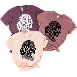 speak your mind even even if your voice shakes shirt, ruth bader ginsburg shirt, notorious rgb, rgb shirt,