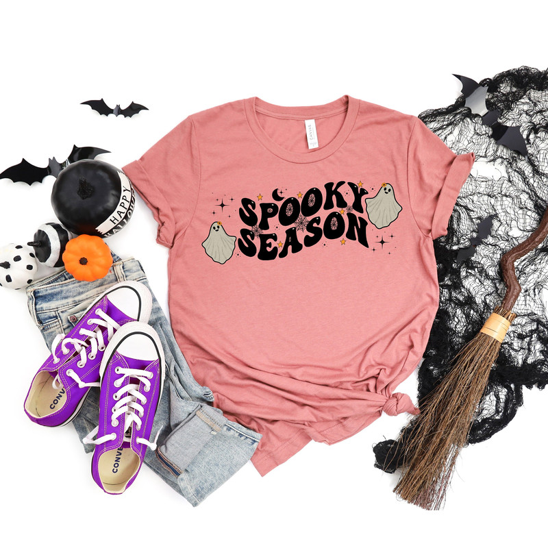 Spooky Season Shirt,Fall Shirt, Spooky Season Halloween Shirt, Halloween T-shirt, Halloween vibes, Halloween Funny Gift Tee - 1.jpg