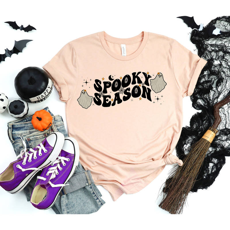 Spooky Season Shirt,Fall Shirt, Spooky Season Halloween Shirt, Halloween T-shirt, Halloween vibes, Halloween Funny Gift Tee - 2.jpg