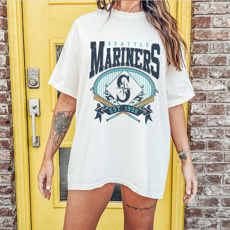 Vintage 90s Mlb Seattle Mariners Shirt, Seattle Baseball Hoodie, Vintage Baseball Fan Shirt, Seattle Mariners Shirt, Mariners Baseball Tee - 1.jpg
